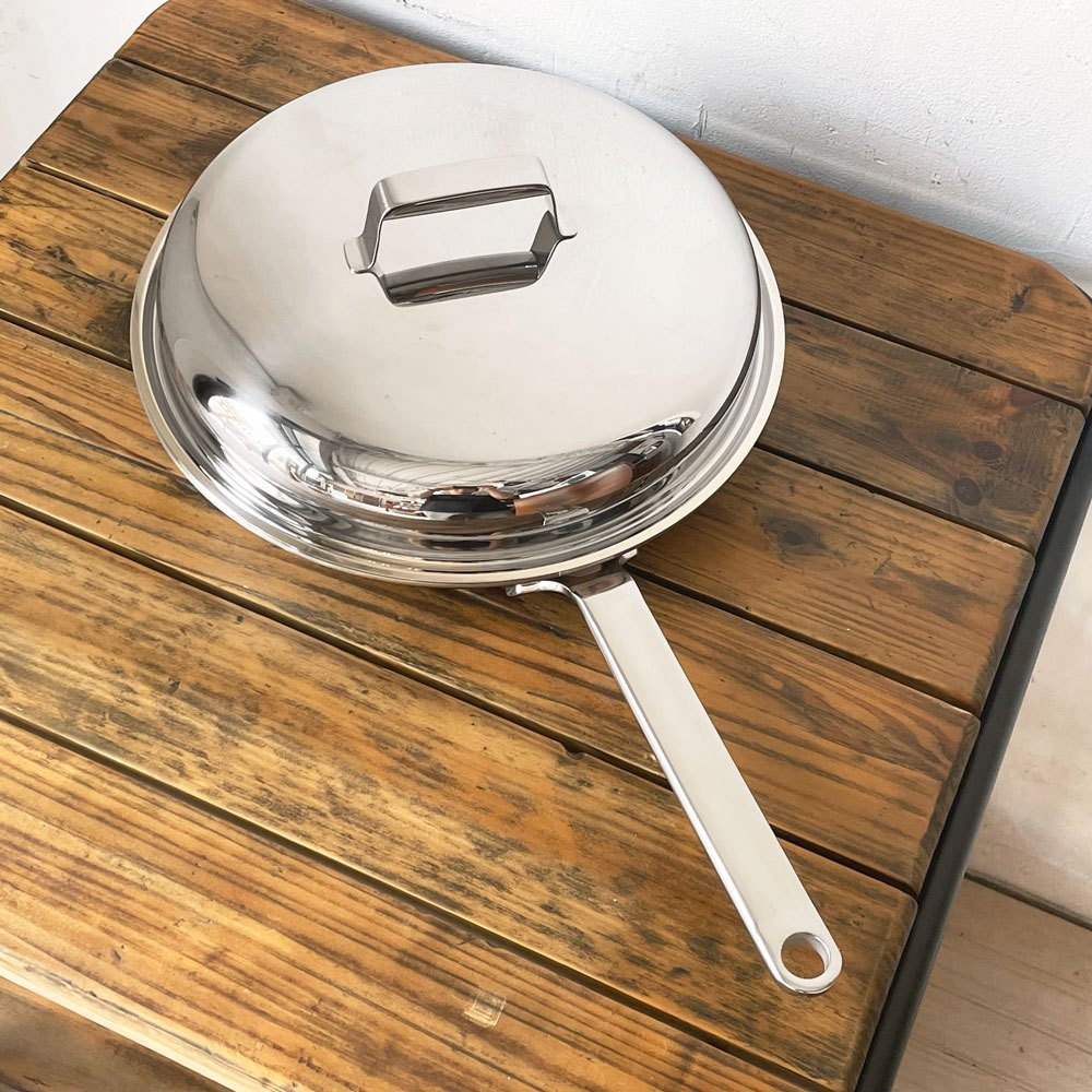 タッパーウェア Tupperware レインボークッカー プレミアム Ⅱ 30㎝ オールステンレス 蓋付 フライパン 日本未発売 IH対応 未使用 ★