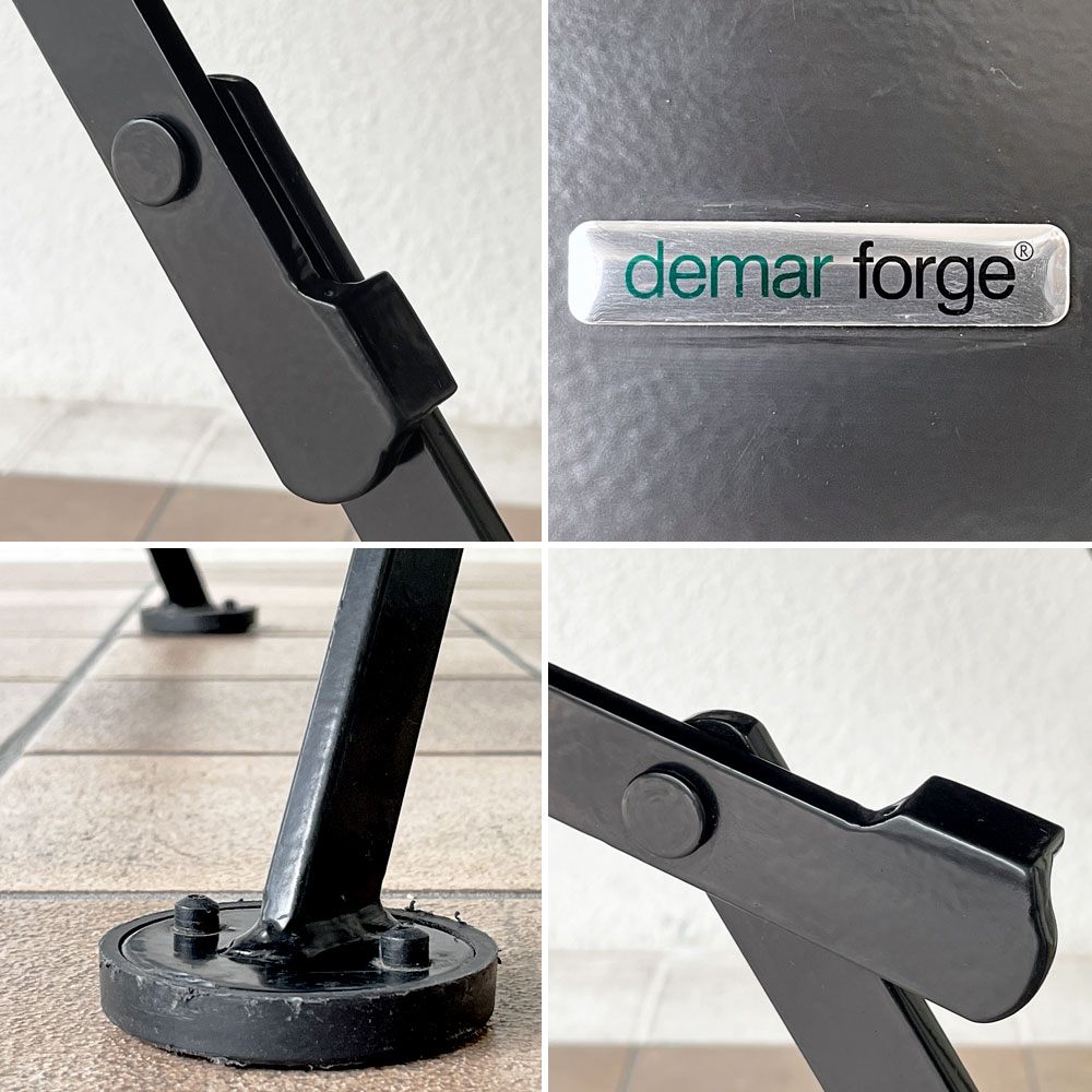 デマールフォージ demar forge ガーデンテーブル フォールディングテーブル 折り畳み スチール 屋外使用可 定価￥42,000- ◇