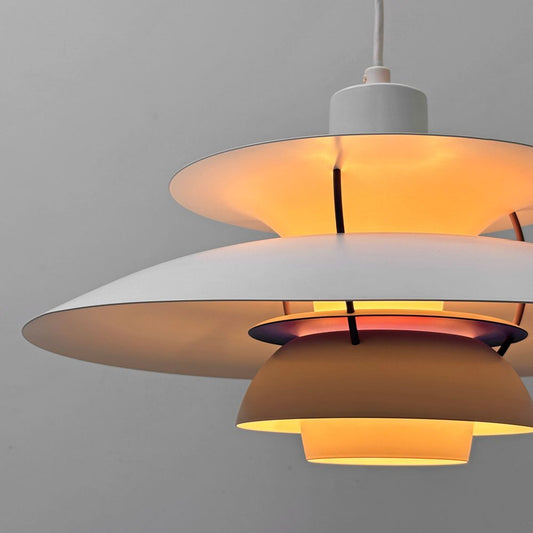 ルイスポールセン Louis Poulsen PH5 ペンダントライト クラシックホワイト ポール・ヘニングセン 北欧 名作照明 2013年製 ●