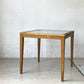 トラックファニチャー TRUCK FURNITURE GT SIDE TABLE サイドテーブル コーヒーテーブル ナラ無垢材 ガラス天板 定価￥53.900- ★