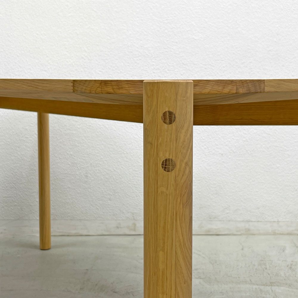 カリモクニュースタンダード Karimoku キャストール ダイニングテーブル CASTOR TABLE 150 国産ナラ材 ピュアオークカラー 定価145,200円 〓