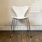 フリッツハンセン Fritz Hansen 3107 セブンチェア ラッカー仕上げ ホワイト スタッキング アルネ・ヤコブセン デンマーク 北欧家具 定価￥78,980- ◎