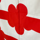 マリメッコ marimekko マンゴリア MANGOLIA 生地 ファブリック 232x142cm レッド アンネリ・クヴェフランデル Annli Qveflander ビンテージファブリック ★