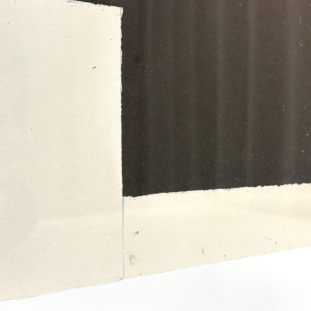 リチャード・セラ Richard Serra Triptychs & Diptychs展 展覧会ポスター W101.5cm ブラック ガゴシアン・ギャラリー Gagosian Gallery 2019年 アメリカ 額装品 ●