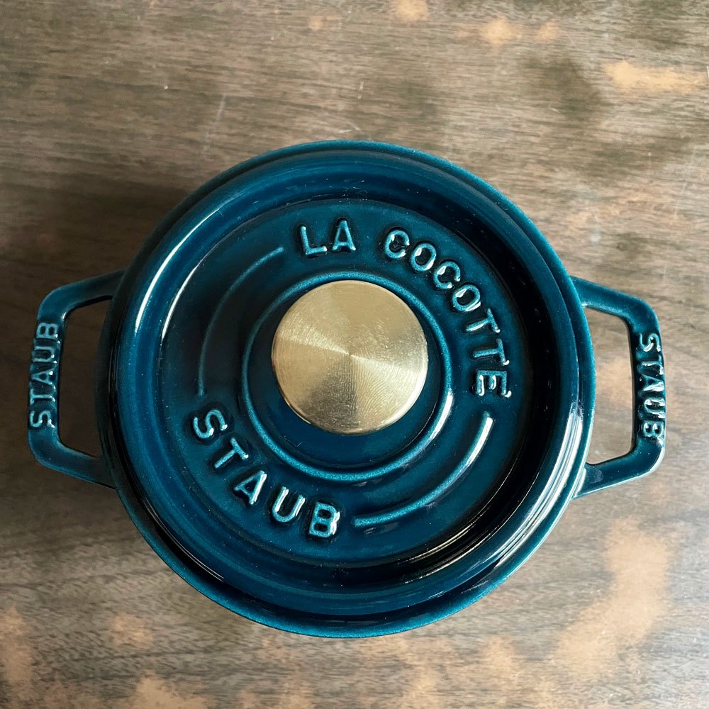 ストウブ STAUB ピコ ココット ラウンド 両手鍋 ラメール 14cm 鋳物 キャセロール ガス オーブン IH対応 フランス 把手付属 ♪