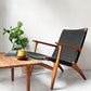 カールハンセン＆サン Carl Hansen & Son CH25 イージーチェア ラウンジチェア ウォールナット材 ブラックペーパーコード ハンス・J・ウェグナー デンマーク 北欧家具 ★