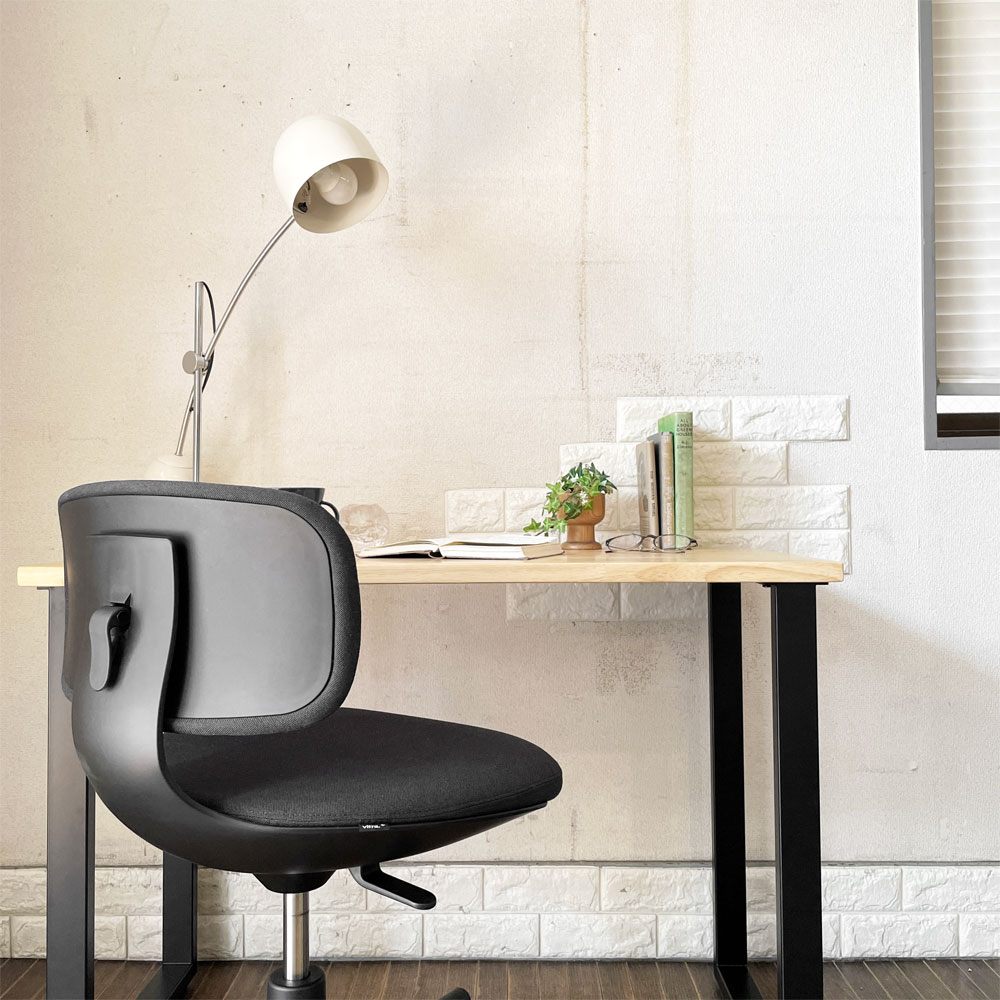 ヴィトラ vitra ルーキー Rookie デスクチェア キャスターチェア ダークグレーファブリック ×ディープブラック 高さ調整可 コンスタンチン・グルチッチ 定価￥78,100- ◎