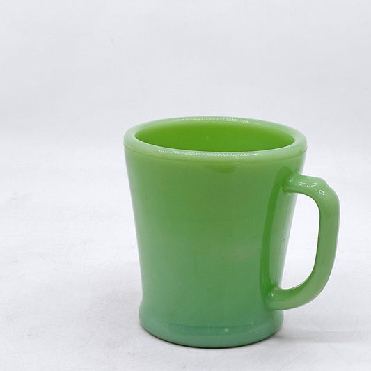 ファイヤーキング FIRE KING ジェダイ JADE-ITE マグカップ Dハンドル フラットボトムタイプ USビンテージ 1950年代～1960年頃 B ●