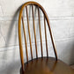 アーコール Ercol クエーカーチェア ダイニングチェア ハイバック オールドコロニアル ブラウン エルム材 ビーチ材 UKビンテージ 英国家具 ♪