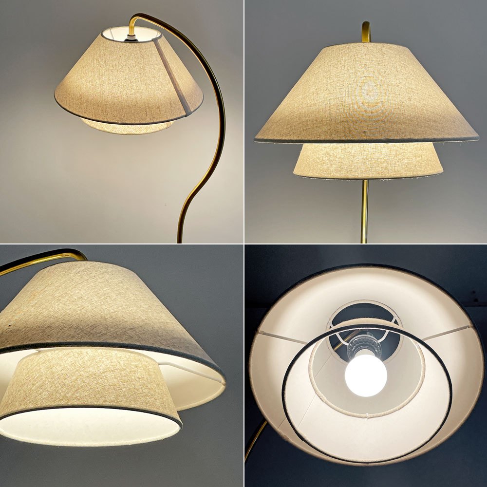 フライミーヴェール FLYMEe Vert フロアライト Floor Light #113031 ウッド×スチール×ファブリック クラシカルモダン ●