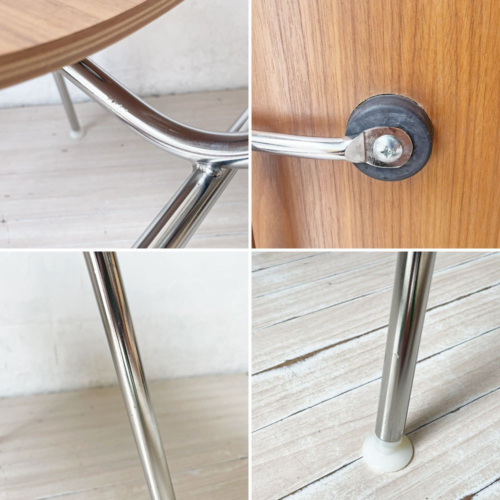 ハーマンミラー Herman Miller DCM ダイニングチェア メタルレッグ プライウッド ウォールナット イームズ C&R. Eames ミッドセンチュリー ★