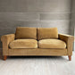 トラックファニチャー TRUCK FURNITURE FKソファ ジュニア FK SOFA Jr. 2シーター 2人掛け F-21 グリーンコーデュロイ フェザークッション ウォールナット無垢材 定価¥493,900-♪