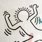 キース・ヘリング Keith Haring 1986 アートポスター 額装品 ビンテージ♪