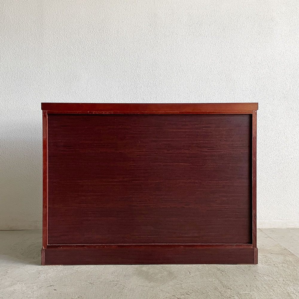 境木工 SAKAI MOKKO 吉野民芸 40 整理タンス 抽斗6杯 欅材 W120cm 鍵付 和箪笥 大川家具 参考価格￥327,800- 〓