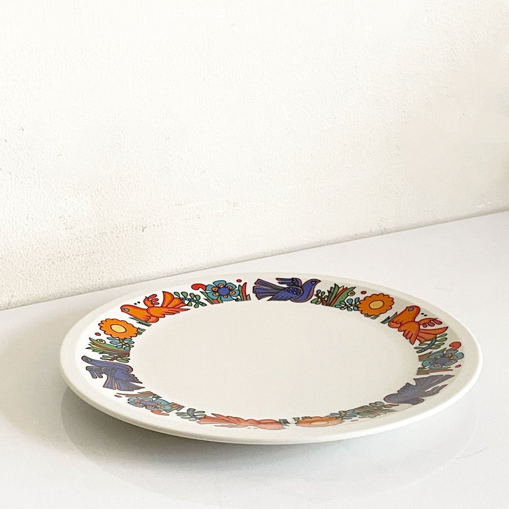 ビレロイ＆ボッホ Villeroy＆Boch アカプルコ Acapulco ラウンド プレート 20cm ルクセンブルク製 ビンテージ A ■