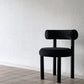 トムディクソン Tom Dixon ファット ダイニングチェア FAT DINING CHAIR クヴァドラ Kvadrat Hallingdal ブラック モダンデザイン ◇
