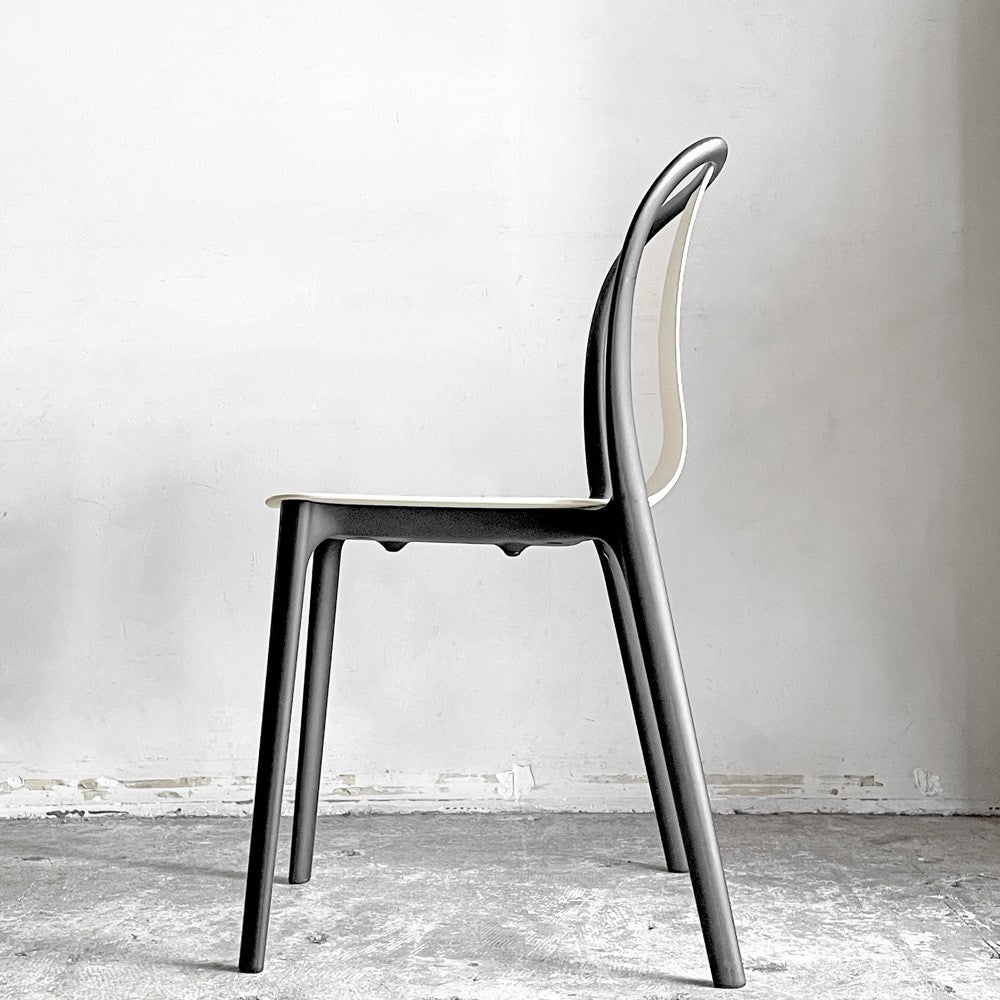 ヴィトラ Vitra ベルヴィルチェア Belleville Chair ダイニングチェア スタッキングチェア クリーム ロナン & エルワン・ブルレック B ■