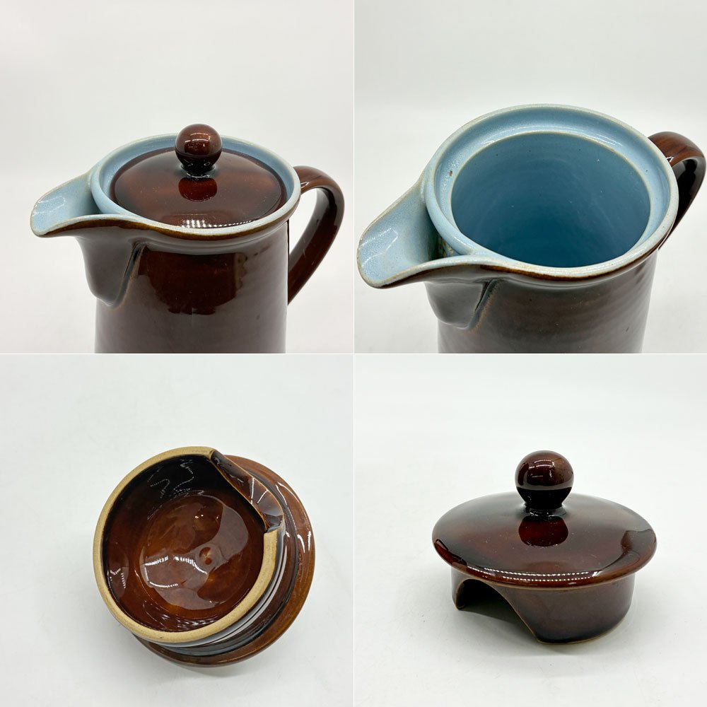 デンビー DENBY コーヒーポット ストーンウェア 食器 UKビンテージ 英国 ●
