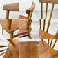 アーコール Ercol スティックバックチェア ダイニングチェア エルム材 UKビンテージ Vintage オイルフィニッシュ 英国家具 ●