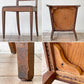 フリッツハンセン Fritz Hansen 木製 ダイニングチェア サイドチェア ハイバック オーク無垢材 ビンテージ 1940-50s 希少 デンマーク 北欧家具 ◇