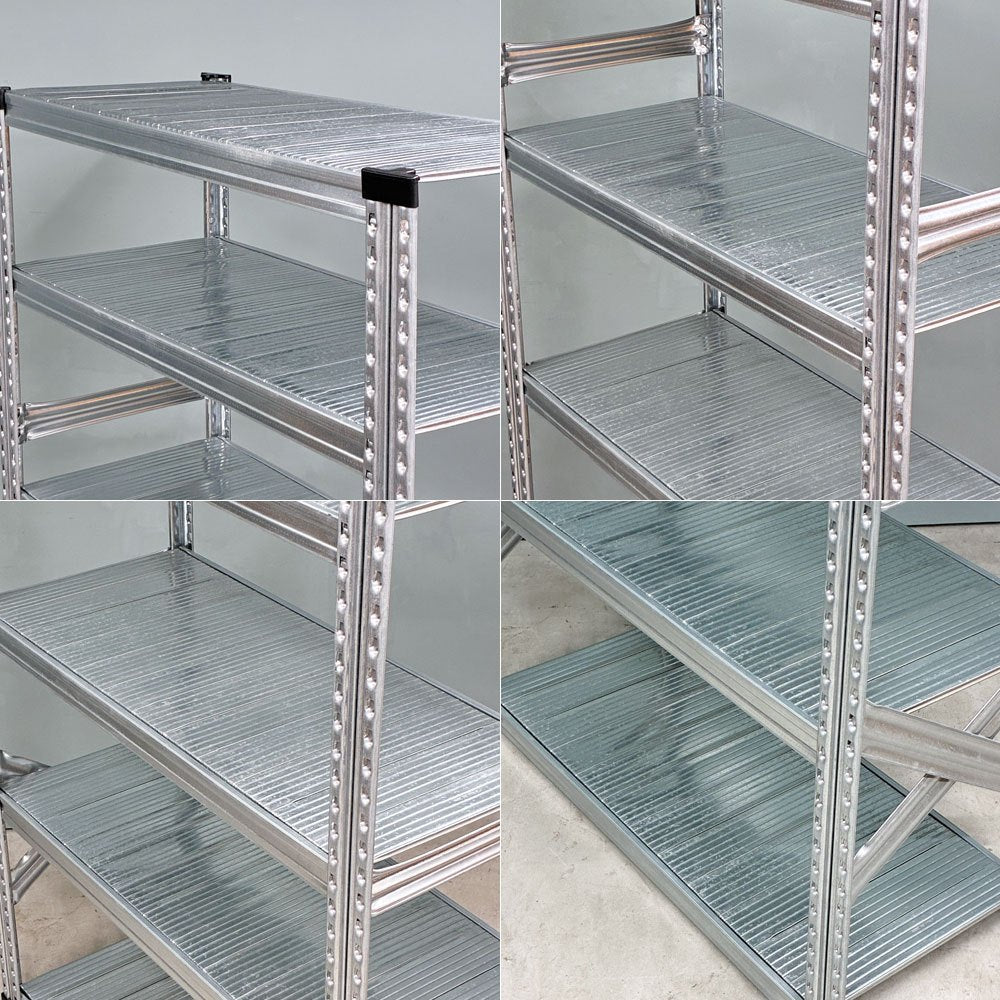 メタルシステム METALSISTEM スーパー123シリーズ スチールシェルフ 6段 4 STEEL SHELF オープンシェルフ イタリア製 ◎