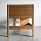 アクタス ACTUS オーク材 ファズル ワイドデスク FUZZLE WIDE DESK + シェルフ & キャビネット セット for 1～2名 子供から大人迄 参考価格225,500円～の品 〓