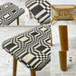 イデー IDEE ハリコットスツール HARICOT STOOL ホワイトアッシュ無垢材 ファブリック ヨハンナ・グリクセン ドリス ブラック 数量限定 廃番 北欧スタイル ●