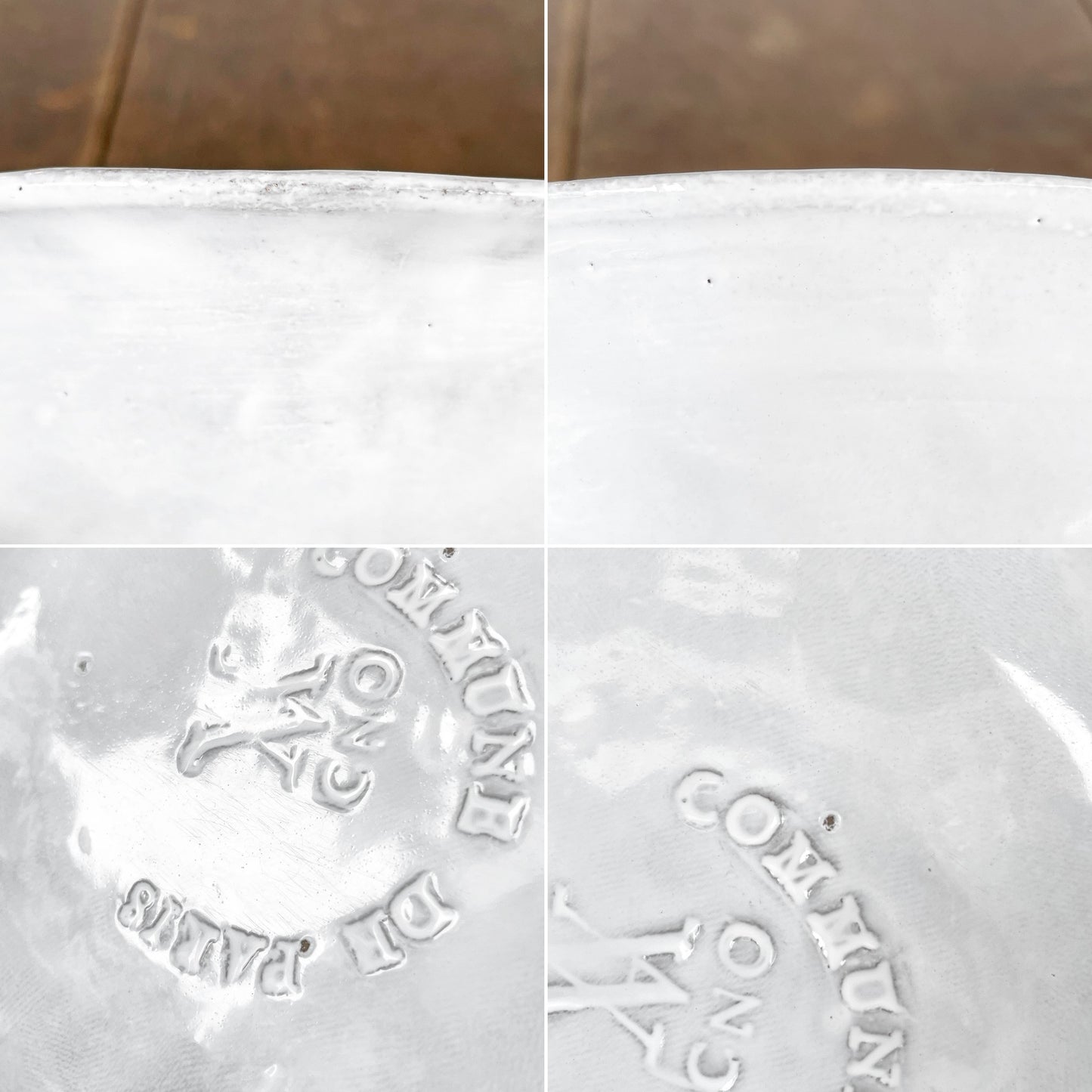 アスティエ・ド・ヴィラット ASTIER de VILLATTE チュイルリー Tuileries スーププレート φ22cm 陶器 フランス ■