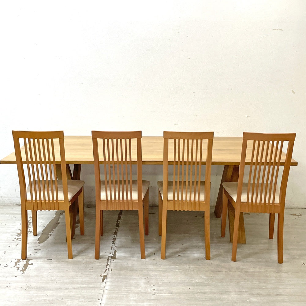 エスニクラフト Ethnicraft オーク パターソン Oak Pettersson ダイニングテーブル 無垢材 W220 x D100cm ●