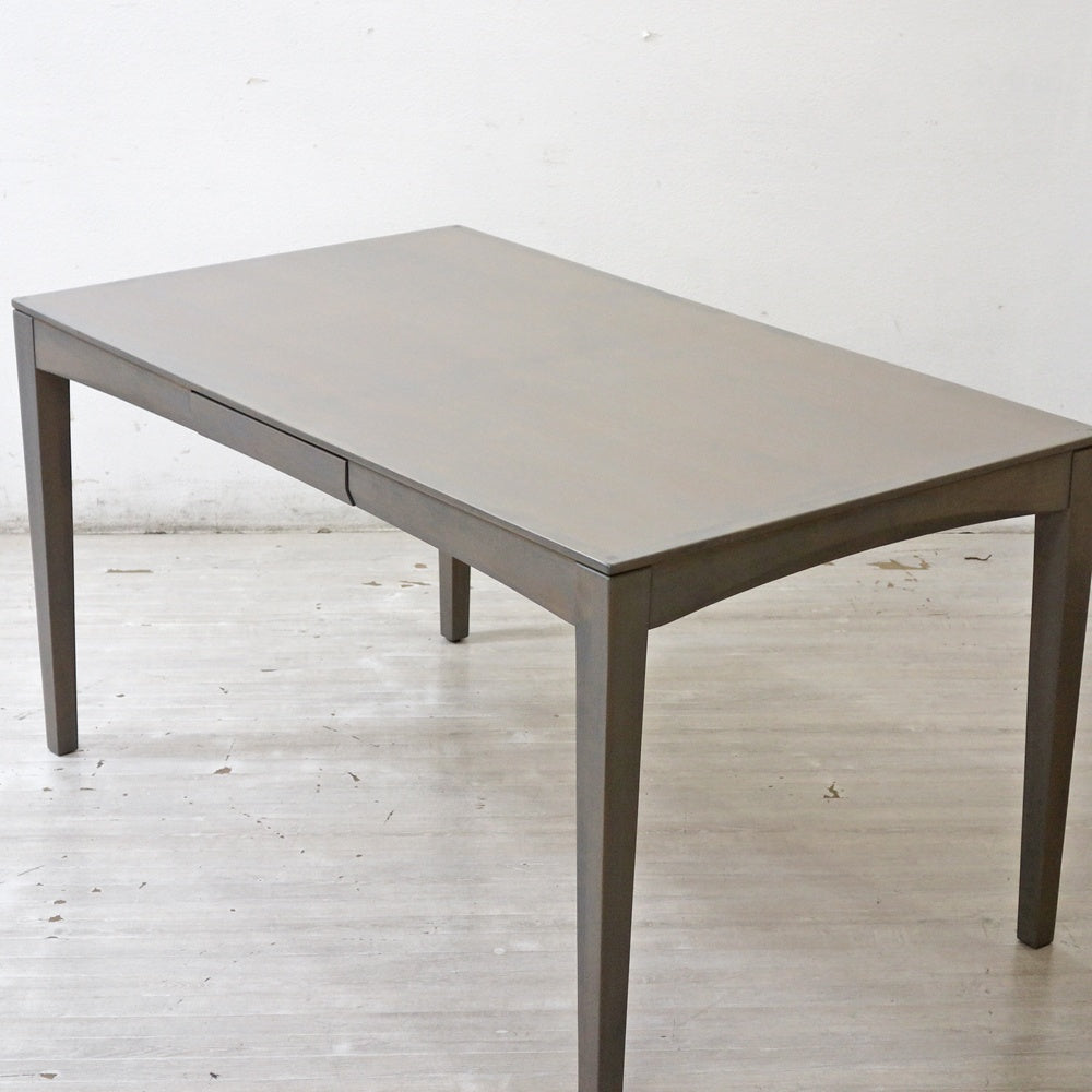 アクタス ACTUS エーボスコ2 A-BOSCO2 ダイニングテーブル 再塗装品 抽斗2杯 ニヤトー材 W135cm 朝日木材加工 ●