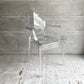 カルテル Kartell ルイゴースト LouisGhost アームチェア クリスタル スタッキング フィリップ・スタルク Philippe Starck イタリア 定価￥69,700- A♪