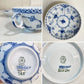 ロイヤルコペンハーゲン ROYAL COPENHAGEN ブルーフルーテッド ハーフレース ティーカップ＆ソーサー 北欧食器 Ａ ◎