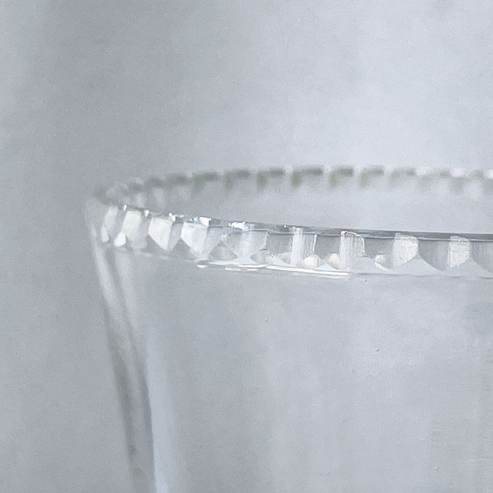 辻和美 みにちょこ 小 ギザギザ カットガラス ファクトリーズーマー factory zoomer 現代作家 B ◇