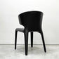 カッシーナ Cassina オラ 367 HOLA アームチェア 本革 フルレザー ブラック ハンス・ウェッツスタイン 定価￥374,000- ●