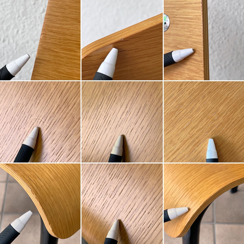 ヴィトラ vitra スタンダードチェア Standard chair ナチュラルオーク×ディープブラック ジャン・プルーヴェ Jean Prouve 名作椅子 定価138,600円 ◇