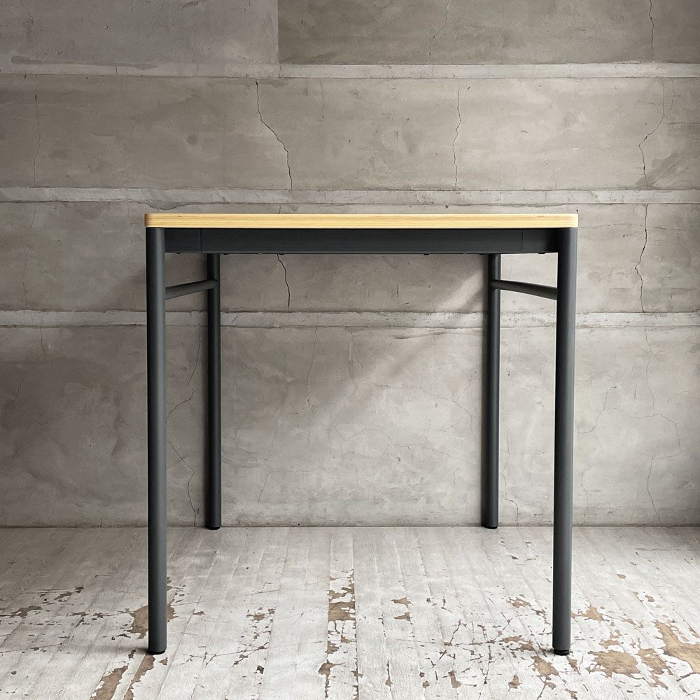 マスターウォール MASTERWAL レ・フォルメ Les Formes ブルエ BLEUET ダイニングテーブル ウッドトップ スチールレッグ w70cm 佐々木 章行 未使用展示品 ♪
