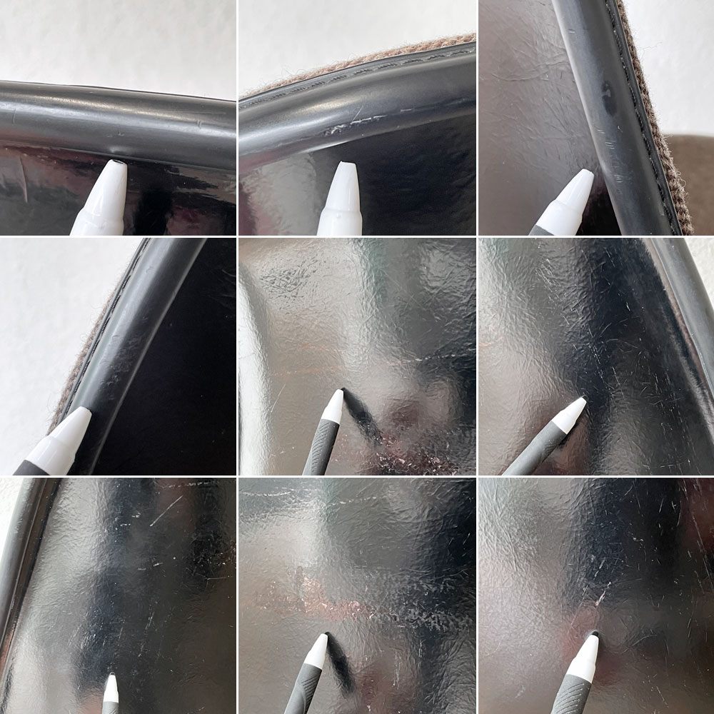 ハーマンミラー Herman Miller サイドシェルチェア MFS製 FRP アプホルスター ファブリック Hベース イームズ ビンテージ 張替え済 ◇
