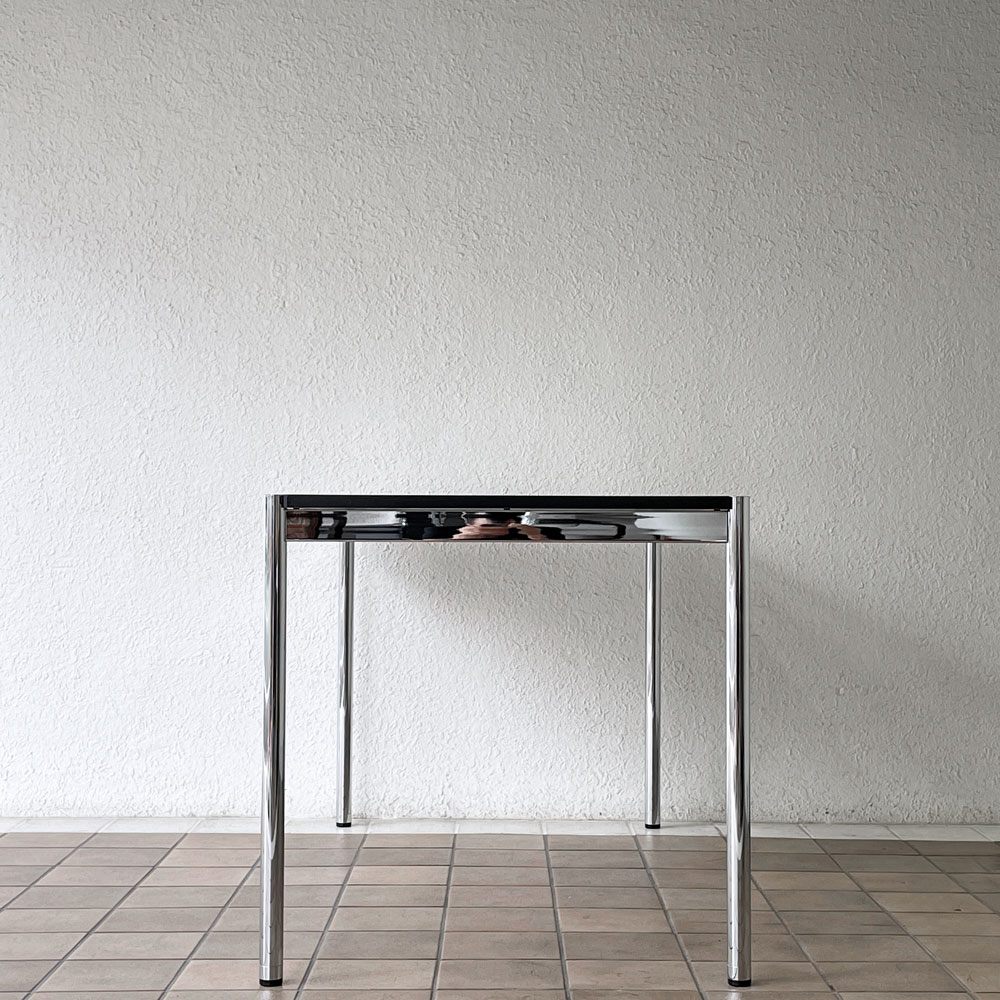USMモジュラーファニチャー USM Haller USMハラーテーブル ワーキングデスク ダイニングテーブル パールグレーラミネート W150×D75×H74cm アジャスター 高さ調整リング付き+H2cm ◇