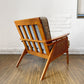 アクメファニチャー ACME Furniture ウィッカー WICKER ラウンジチェア 1Pソファ ハックベリー ラタン グレー USビンテージスタイル 定価83,600円 ◎