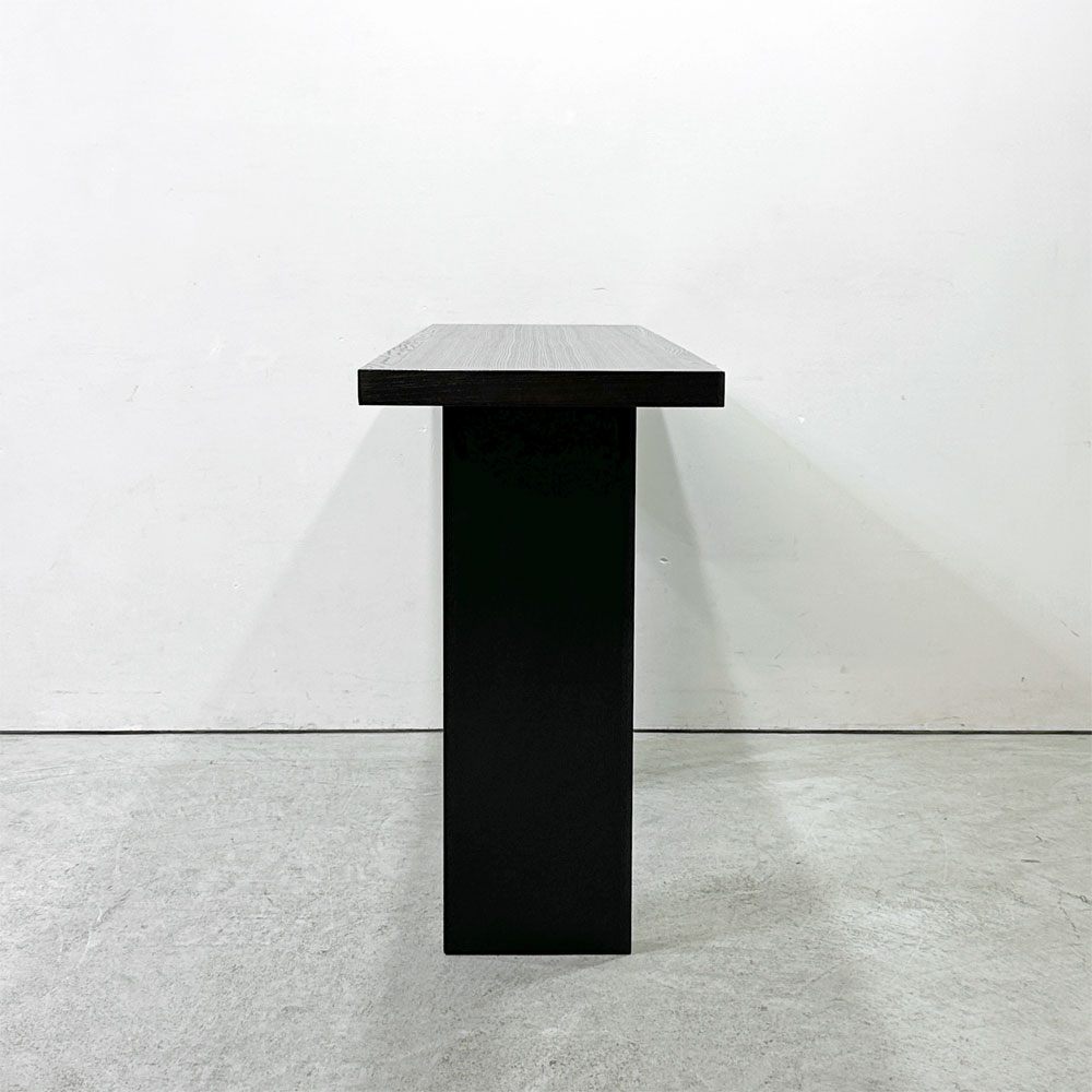 カッシーナ イクスシー Cassina ixc. カトリーヌ・メミ CATHERINE MEMMI ZEN コンソール テーブル アッシュ材 ダークブラウン W150cm モダンデザイン 廃番 ●
