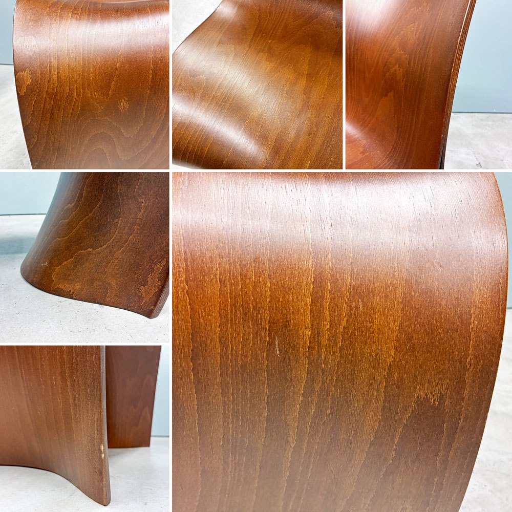 モローゾ MOROSO スリースキンチェア Three Skin Chair ロン・アラッド Ron Arad ブナ材 プライウッド 3D曲げ加工 ◎