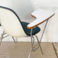 ハーマンミラー Herman Miller サイドシェルチェア セカンド 2nd ビンテージ アプホルスター スクールベース スタッキングベース 肘掛けテーブル付 イームズ ミッドセンチュリー C ★