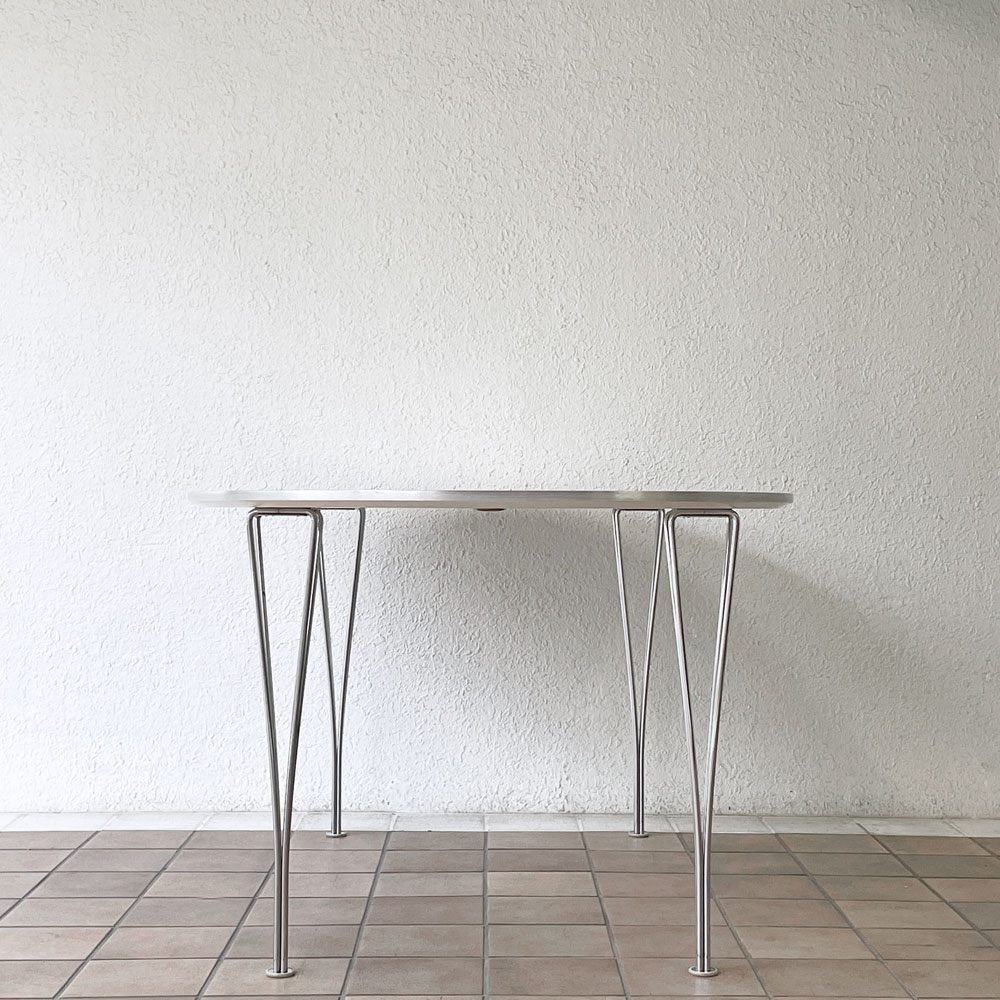 フリッツハンセン Fritz Hansen スーパー楕円 Bテーブル ダイニングテーブル B612 W150×D100cm ピート・ヘイン ブルーノ・マットソン 北欧家具 定価382,800円 ◇