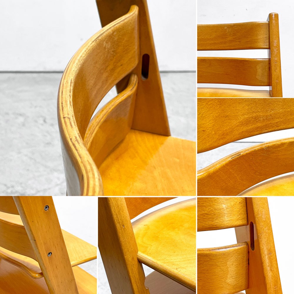 ストッケ STOKKE トリップトラップ TRIPP TRAPP ベビーチェア キッズチェア S/N無し ノルウェー 北欧家具 ナチュラル B ●