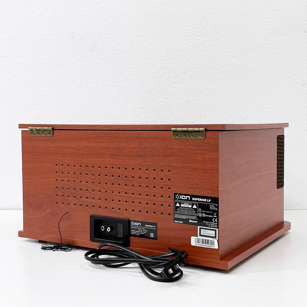 イオンオーディオ ION AUDIO オールインワンミュージックプレイヤー SUPERIOR LP レコード カセット CD ラジオ USB Bluetooth ●