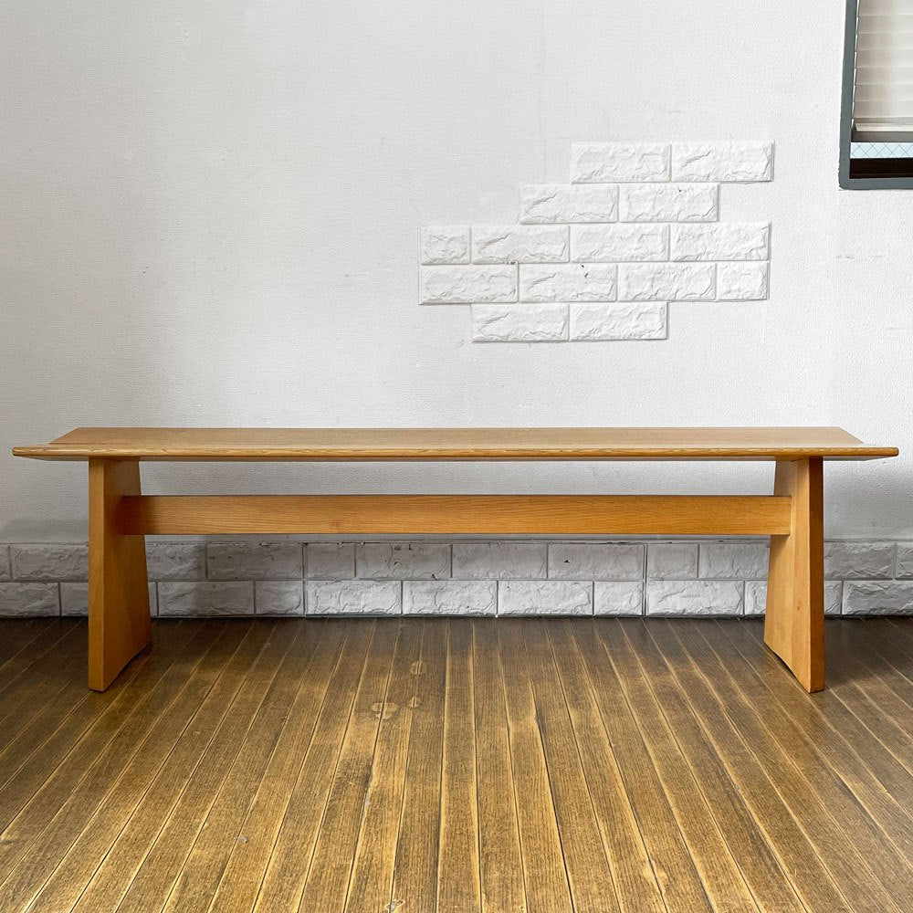 日進木工 NISSIN カーヴ ホワイトウッドシリーズ CARVE WHITE WOOD ベンチ WOB-145 W145 板座 ナチュラルモダン ◎