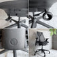 ハーマンミラー HermanMiller セイルチェア SAYL Chair デスクチェア ブラック サスペンションミドルバック アジャスタブルアーム キャスター付 イヴ・ベアール ♪