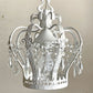 クロンヌ Couronne ペンダントライト シャンデリア 1灯 クリスタルガラス アンティークスタイル ■