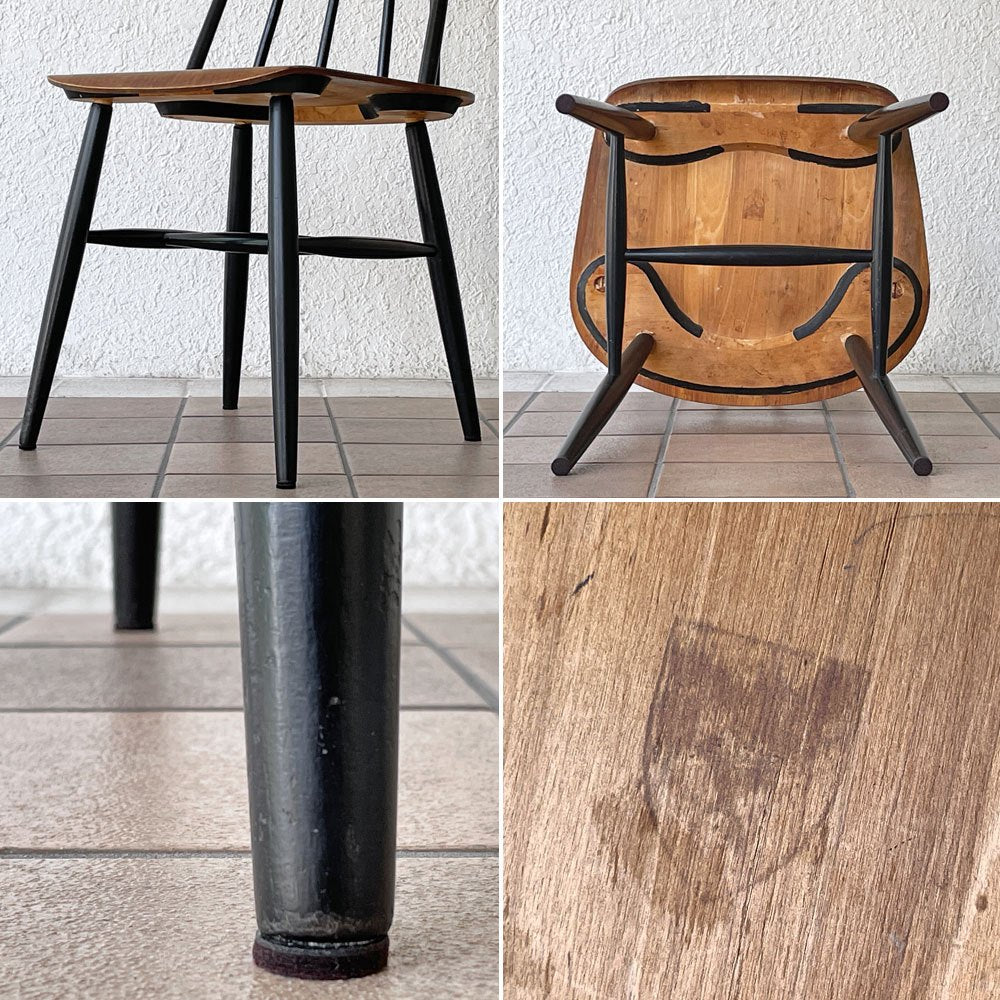 アスコ ASKO ファネットチェア Fanett chair イルマリ・タピオヴァーラ ダイニングチェア チーク材 50～60年代 フィンランド製 北欧ビンテージ 名作 ◇