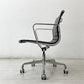 ハーマンミラー Herman Miller アルミナムグループ マネジメントチェア 本革 ブラック 5本脚 キャスター付 C&R イームズ ●